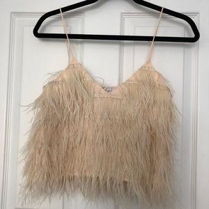 Feather Party Top